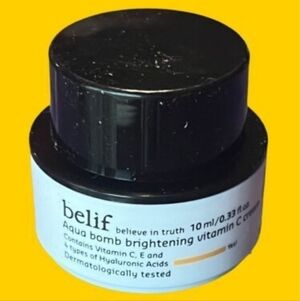 BELIF Aqua Bomb Brightening Vitamin C Cream Travel Size 0.33 FL OZ